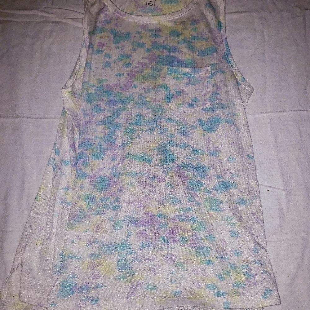 Tie-dye tank top small